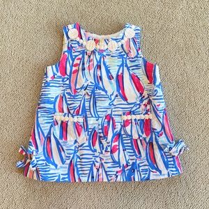 Baby Lilly Pulitzer Dress, color: Red Right Return
